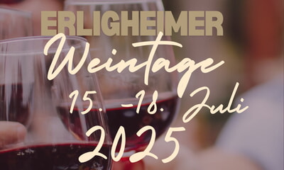 SAVE THE DATE - Termin der Erligheimer Weintage 2025 steht fest