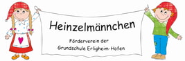 Logo des Vereins "Heinzelmännchen" Förderverein der Grundschule Erligheim-Hofen